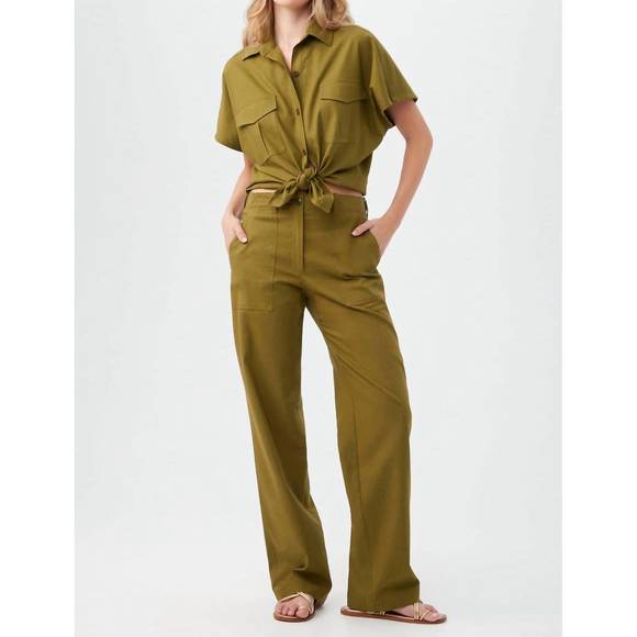 NEW TRINA TURK vara top in sorrento sage - Picture 3 of 3